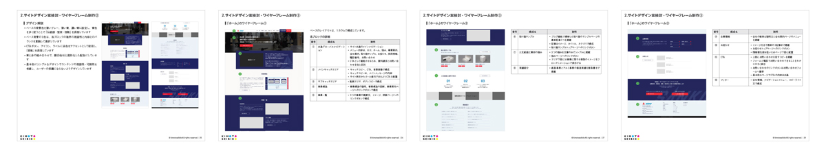 ワイヤーフレームのデザイン意図を解説